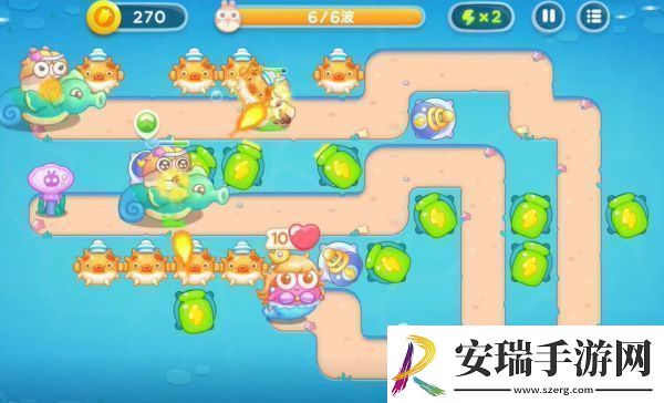 保卫萝卜4海的闺女第39关图文攻略