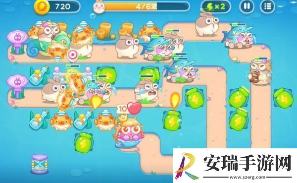 保卫萝卜4海的闺女第39关图文攻略
