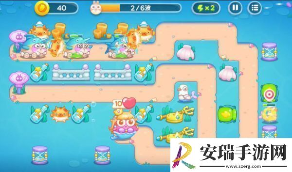 保卫萝卜4海的闺女第39关图文攻略