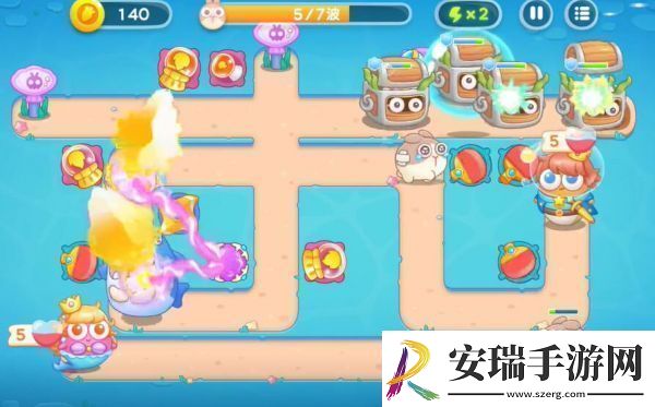 保卫萝卜4海的闺女第37关图文攻略
