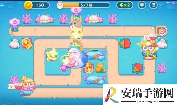 保卫萝卜4海的闺女第37关图文攻略