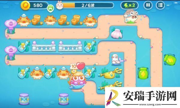 保卫萝卜4海的闺女第39关图文攻略