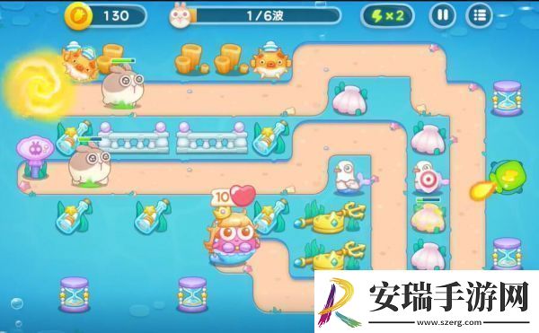 保卫萝卜4海的闺女第39关图文攻略