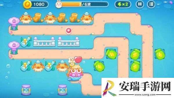保卫萝卜4海的闺女第39关图文攻略