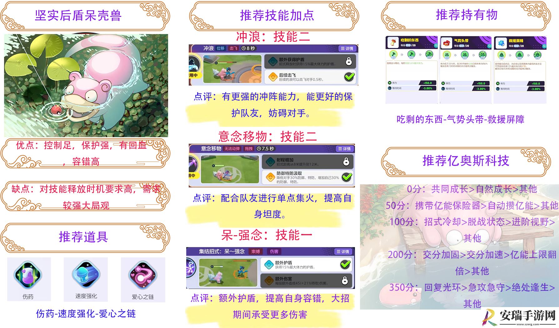 宝可梦大集结一图流新手宝可梦推荐