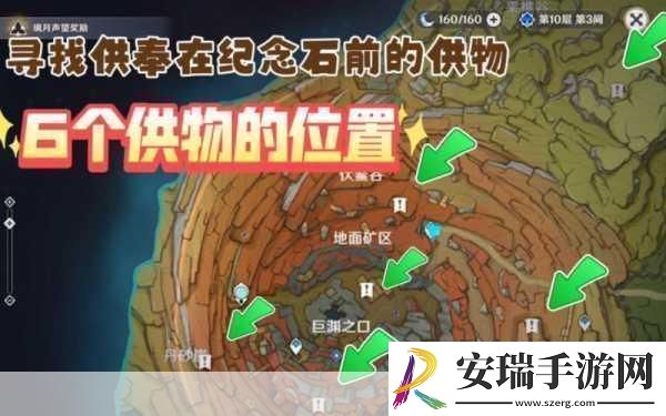 寻找供奉在纪念石前的供物在哪