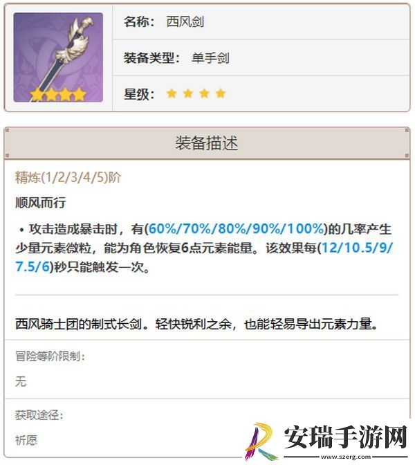 原神希诺宁武器如何选择
