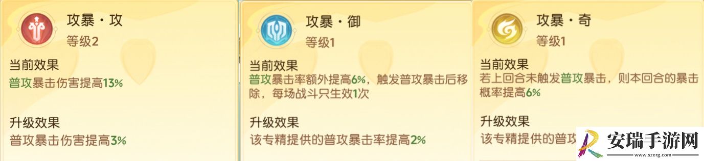 离火之境契灵技能专精之普攻专精怎么样