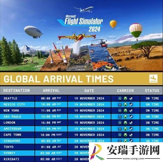 微软模拟飞行2024全球解锁时间公布
