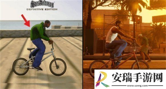 侠盗猎车手三部曲终极版更新后光照对比视频