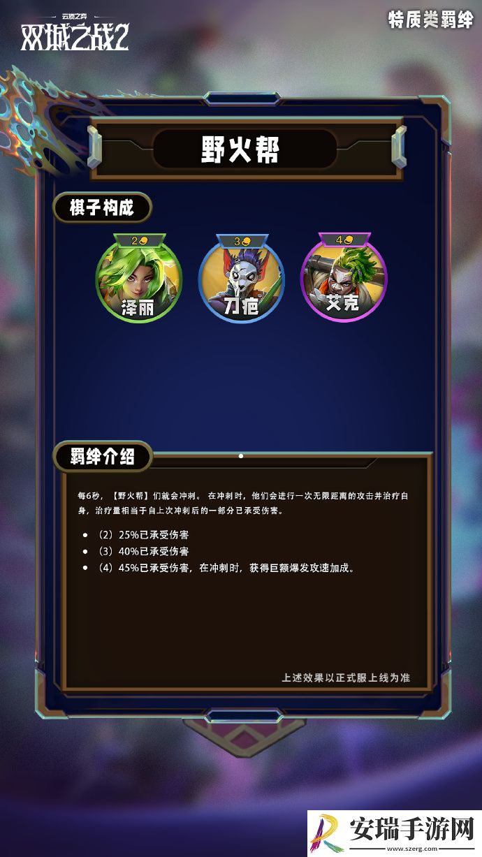 云顶之弈手游S13特质类羁绊有哪些