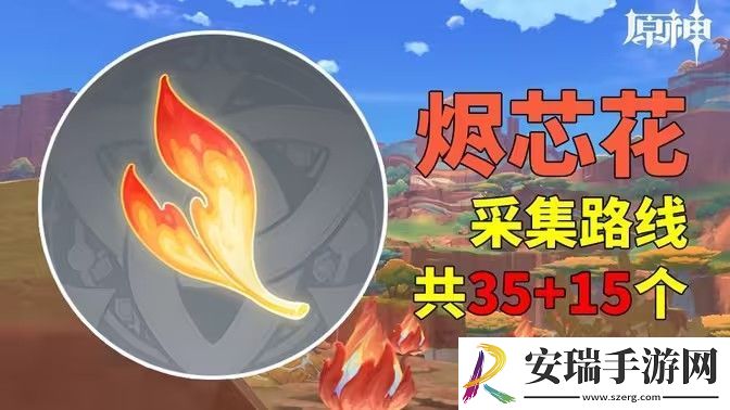 原神烬芯花采集路线