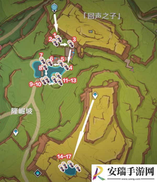 原神肉龙掌采集路线大全