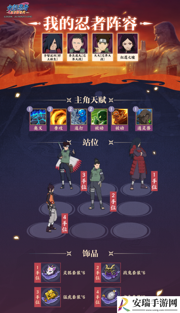 火影忍者忍者新世代守护木叶阵容怎么搭配