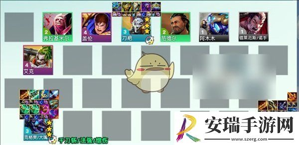 云顶之弈s13监察大嘴阵容怎么搭配