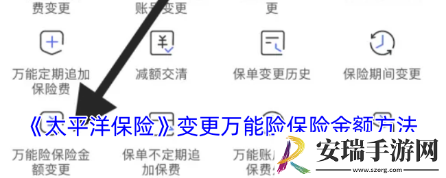 太平洋保险怎么变更保险金额