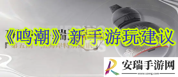 鸣潮新手游玩建议