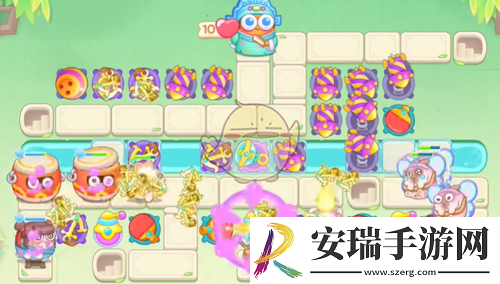 保卫萝卜4梁波波与祝秋秋第6关怎么过