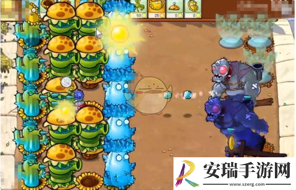 植物大战僵尸杂交版挑战模式第67关怎么过关