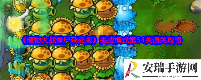 植物大战僵尸杂交版挑战模式第54关怎么过关