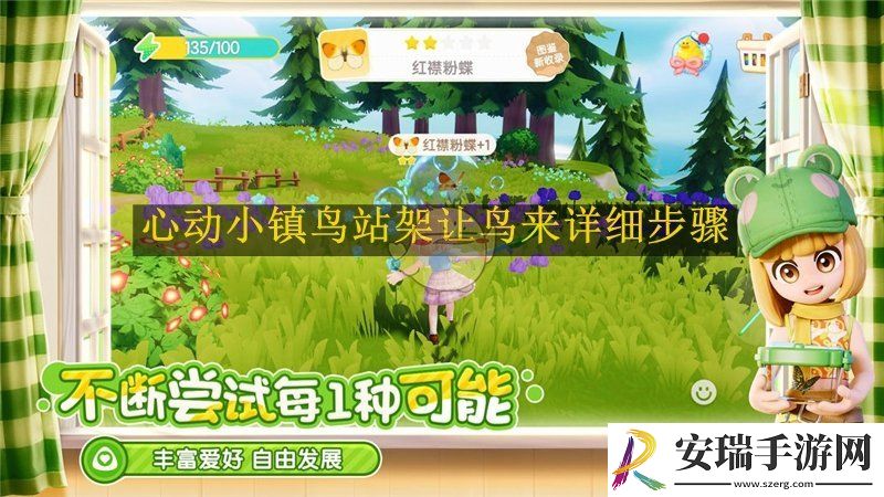 心动小镇鸟站架让鸟来详细步骤