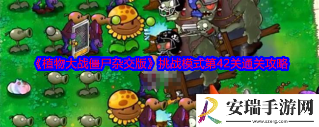 植物大战僵尸杂交版挑战模式第42关怎么过关