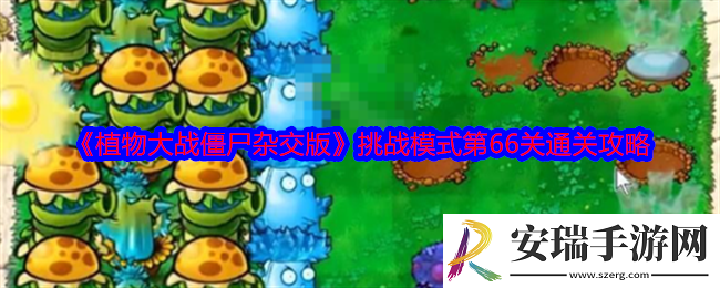 植物大战僵尸杂交版挑战模式第66关怎么过关通关攻略