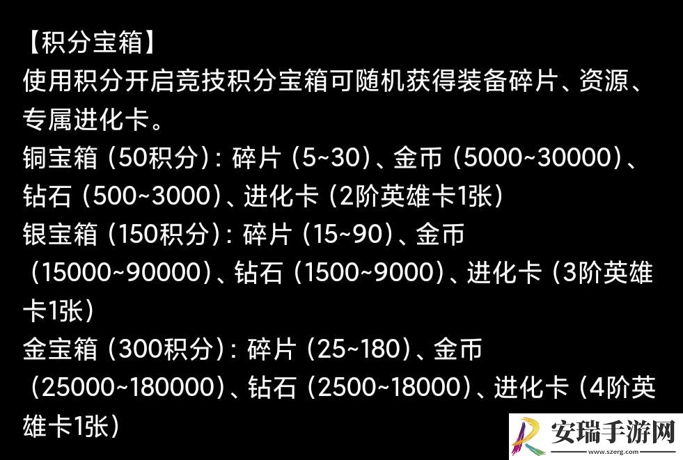 蛙爷的进化之路PVP竞技宝箱掉落