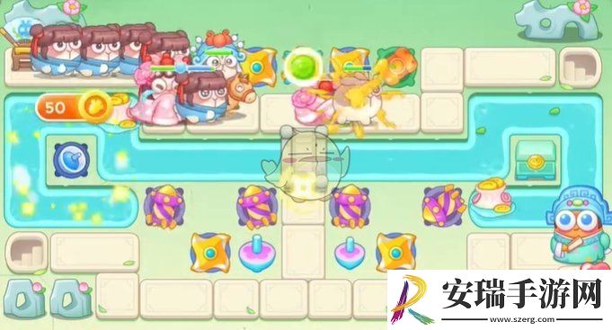 保卫萝卜4梁波波与祝秋秋第12关怎么过