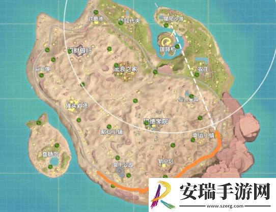 香肠派对喵沙岛最佳苟分点位置在哪