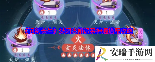 问剑长生焚阳火修派系神通怎么搭配