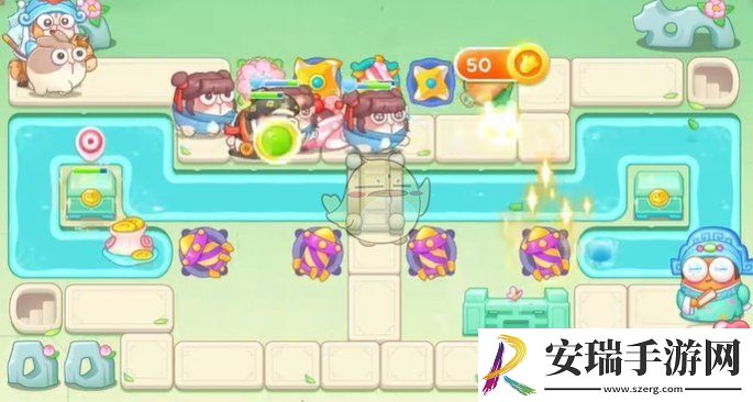 保卫萝卜4梁波波与祝秋秋第12关怎么过