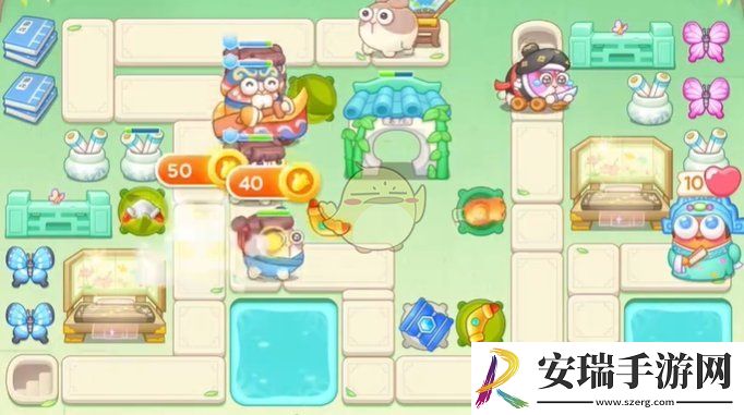 保卫萝卜4梁波波与祝秋秋第10关怎么过
