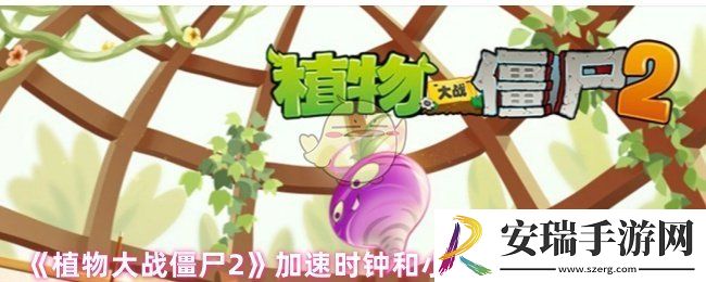 植物大战僵尸2加速时钟和小时钟的区别
