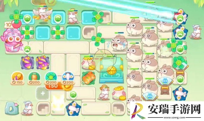 保卫萝卜4梁波波与祝秋秋第14关怎么过