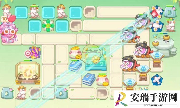 保卫萝卜4梁波波与祝秋秋第14关怎么过