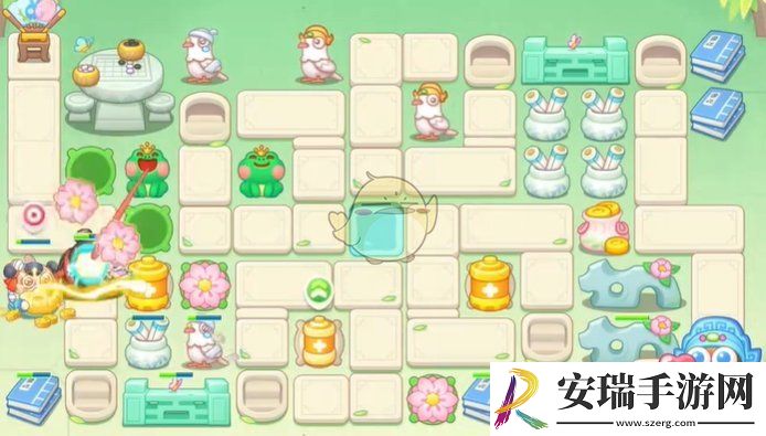 保卫萝卜4梁波波与祝秋秋第11关怎么过