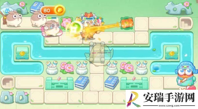 保卫萝卜4梁波波与祝秋秋第12关怎么过
