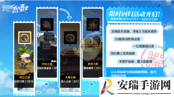 DNF手游65版本回归活动奖励有什么