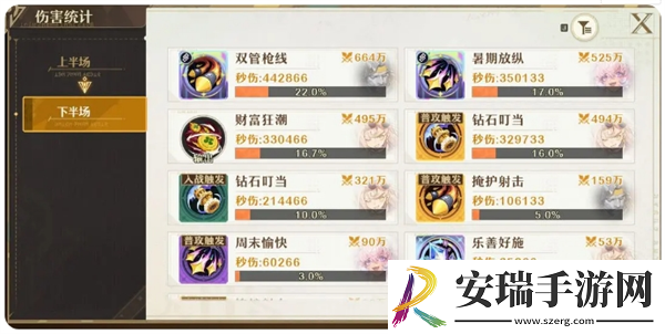 无尽梦回连珠队局内搭配指南