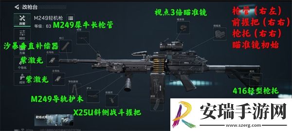 三角洲行动M249怎么使用