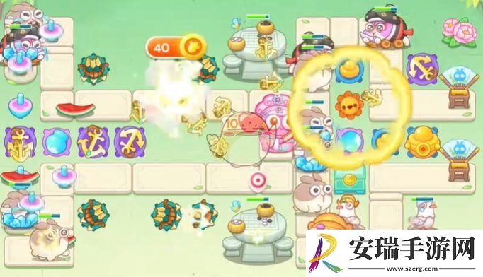 保卫萝卜4梁波波与祝秋秋第21关怎么过