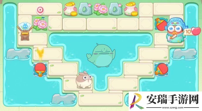 保卫萝卜4梁波波与祝秋秋第16关怎么过
