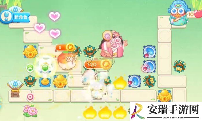 保卫萝卜4梁波波与祝秋秋第17关怎么过