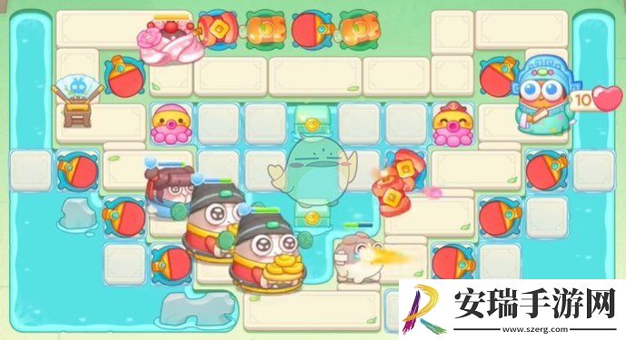 保卫萝卜4梁波波与祝秋秋第16关怎么过