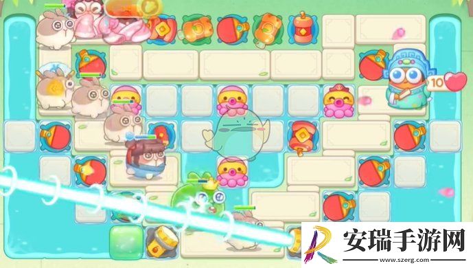 保卫萝卜4梁波波与祝秋秋第16关怎么过