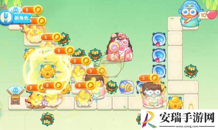 保卫萝卜4梁波波与祝秋秋第17关怎么过