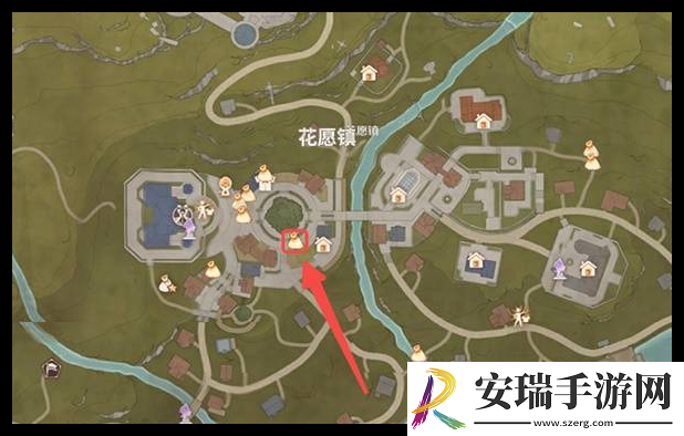 无限暖暖花愿镇商人位置在哪里