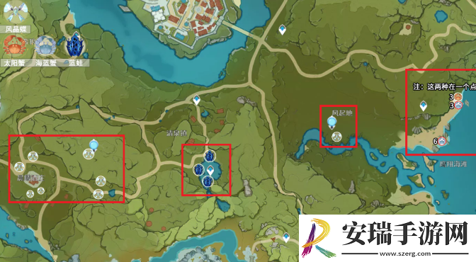 原神小动物分布位置大全