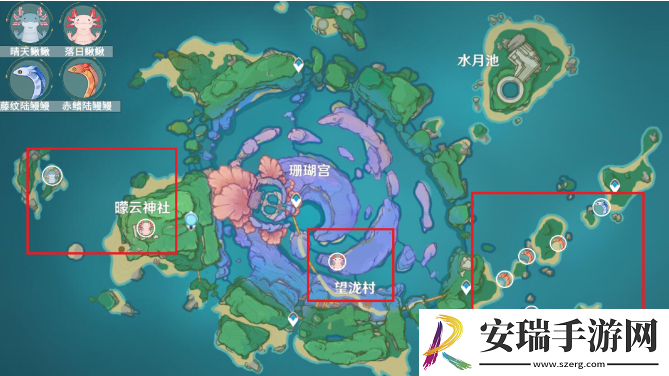 原神小动物分布位置大全